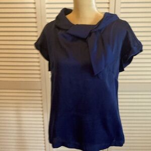 Navy Blue Blouse